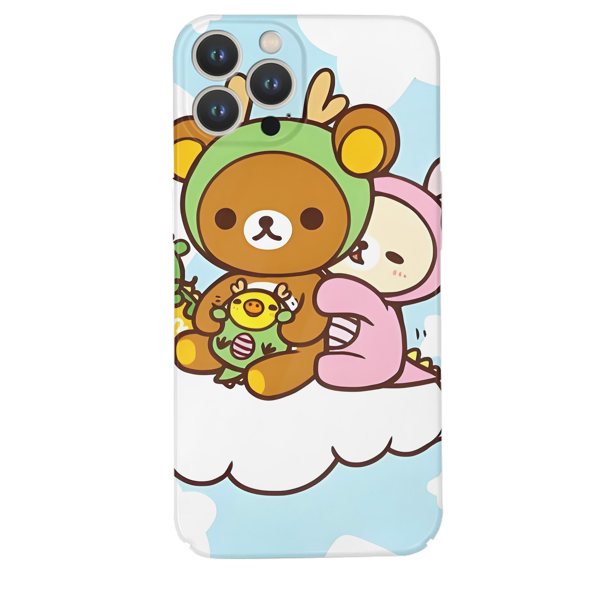 （画像用） リラックマ リラックマ キイロイトリ Rilakkuma Korilakkuma Kiiroitori 【iPhone 14シリーズ対応】ハードケース